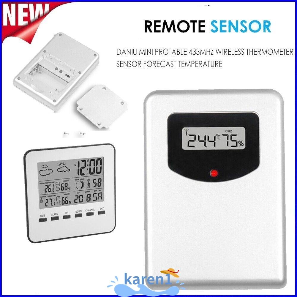 KA Thermometer Sensor, White Digital Temperature Humidity, Durable ...