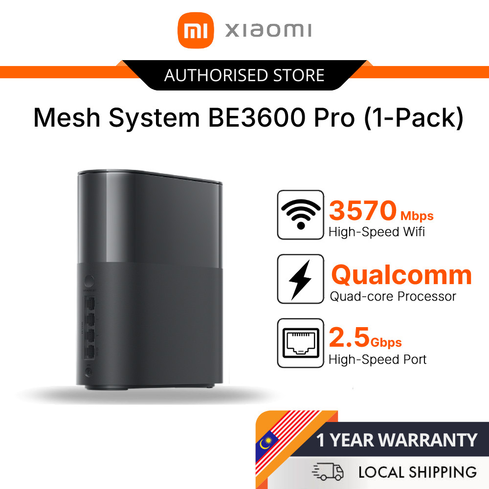 Xiaomi Mesh System BE3600 Pro EU(1-PACK) wifi 7 mesh wifi mesh