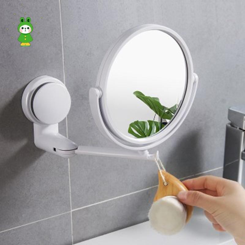 Cosmetic Mirror Wall-mounted Mirror 3x Magnifying Mirror Rotating Table ...