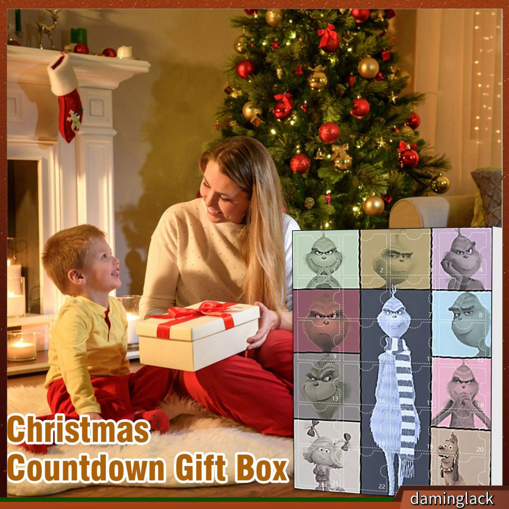 daminglack* Cute Christmas Countdown Calendar Advent Calendar Elf