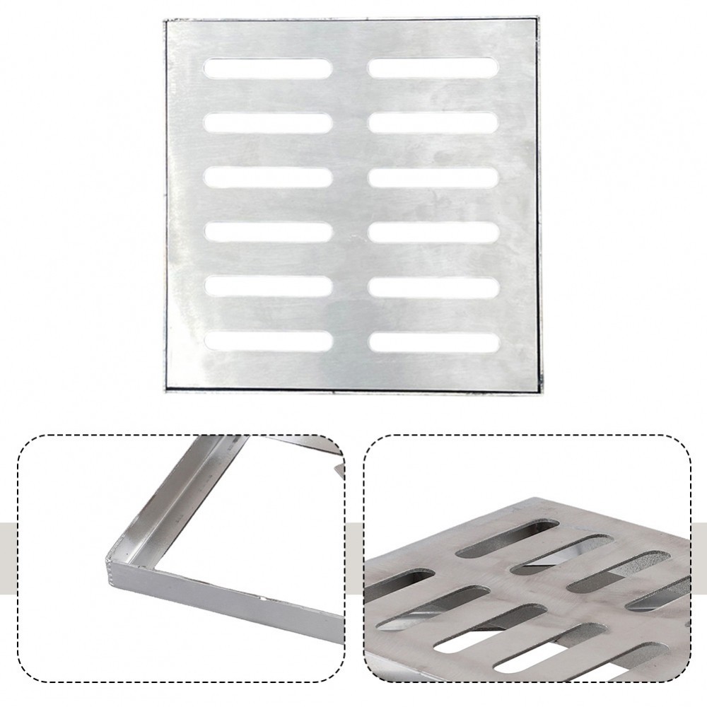 Stainless Steel Manhole Cover with Double Row Hole Design for Rapid ...