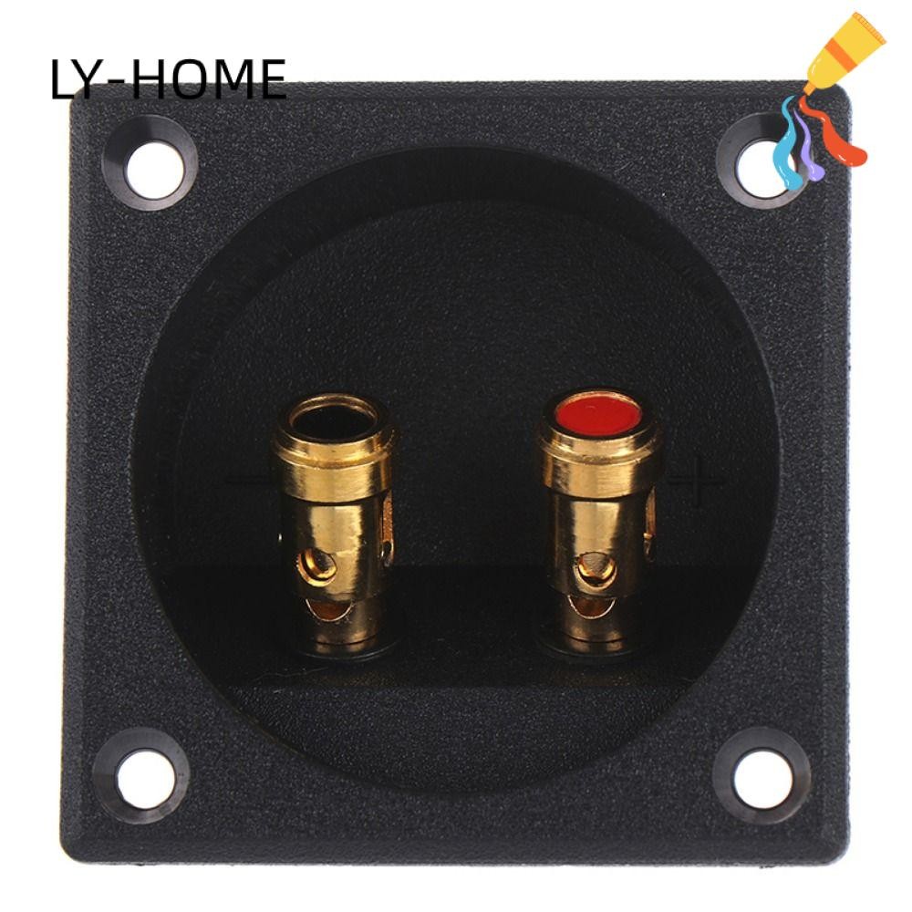 LY 2Pcs Speaker Terminal Connectors, Stereo Plug Subwoofer Speaker ...
