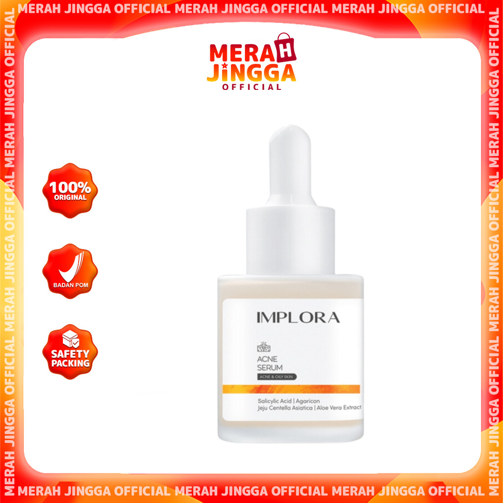 IMPLORA Acne Serum / Serum Wajah Acne / Merah Jingga Official