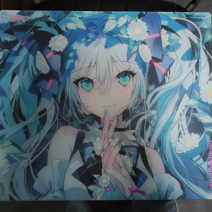 Wallhack-sp004 hatsune miku Tempered Glass Mouse Pad Coating