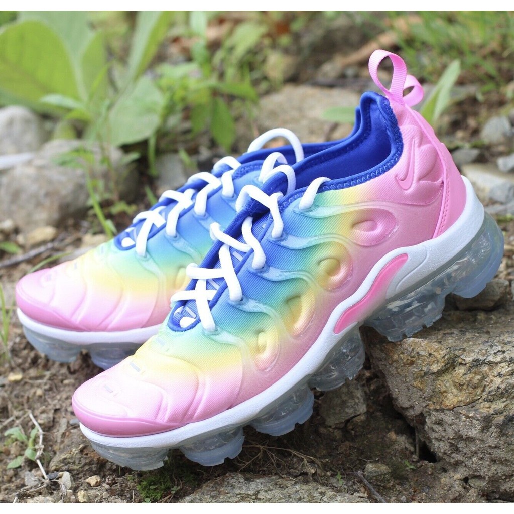 Nike Air VaporMax Plus Rainbow Pink Green Blue Yellow FJ4550 606 Mens New Shopee Singapore