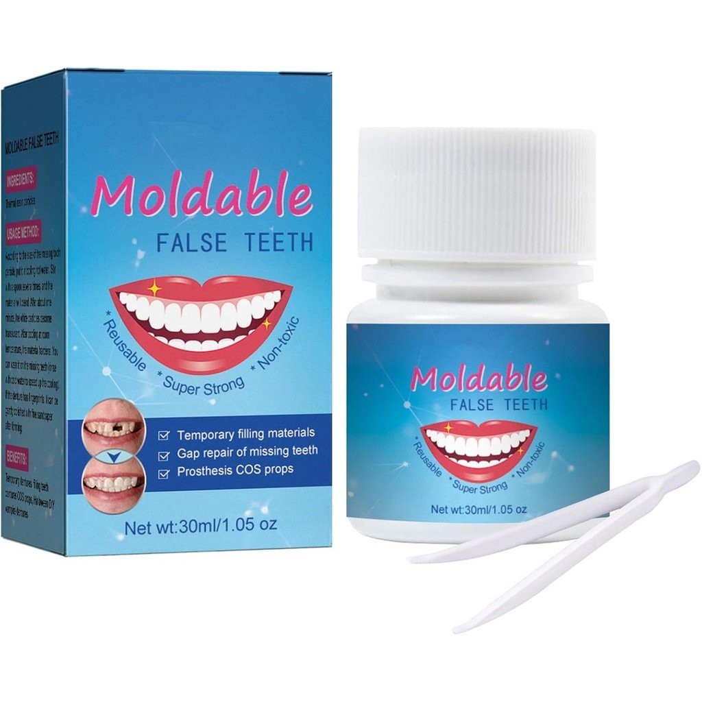 30 ml Tooth Repair Kit, Temporary Teeth Replacement Kit - Moldable ...