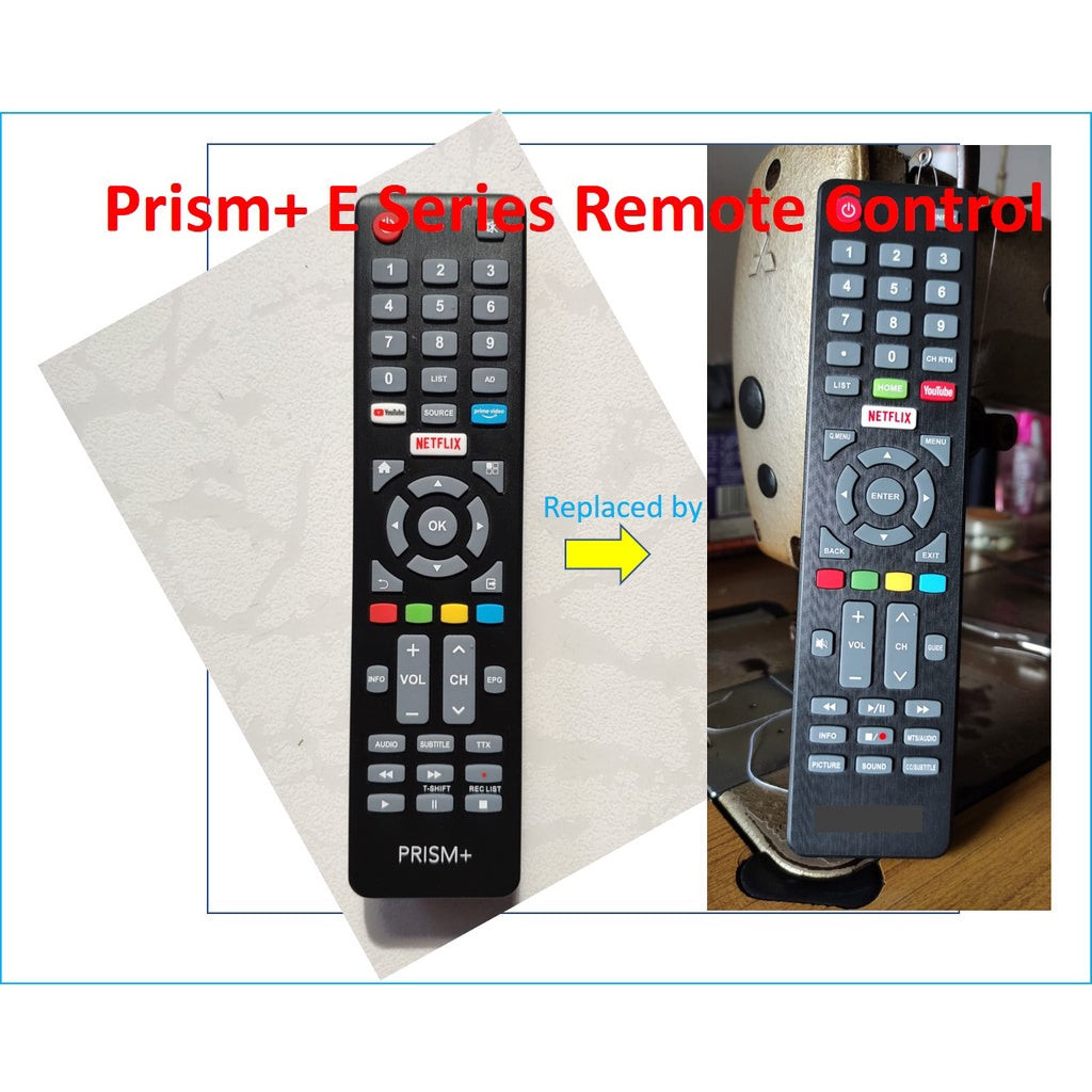 Replacement Prism+ TV Remote Control E series | Shopee Singapore