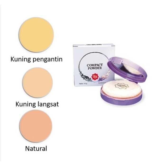 VIva Compact Powder Lilac 19gr / Merah Jingga Official - Gambar 3