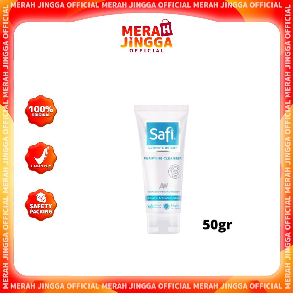 SAFI White Expert Purifying Cleanser 50 gr / Merah Jingga Official