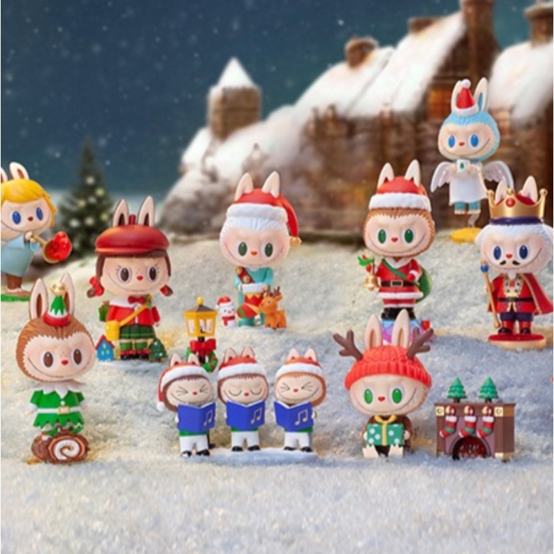 POPMART LABUBU Together Christmas Series Mystery Box Figure, 100% ...