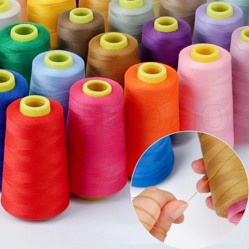 1300 Yards Colorful Swing Thread Sewing Machine DIY Thread Polyester ...