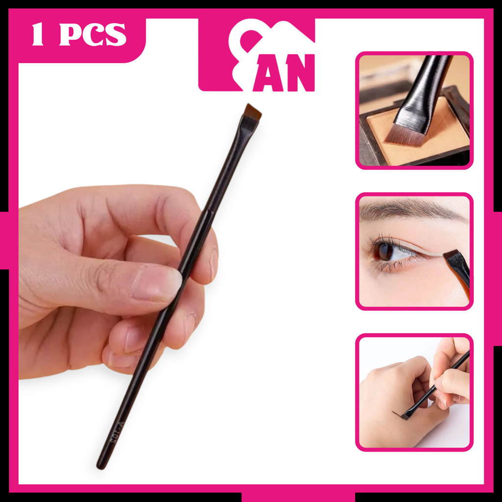 1PCS Kuas Alis Eyeliner Brush Pen Super Tipis Miring Aksesoris Make Up Rias Eyebrow Eye Liner Makeup A026