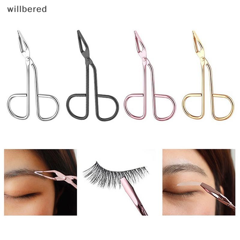 willbered El Eyebrow Plucker Stainless Steel El Clip Scissor Tweezers ...