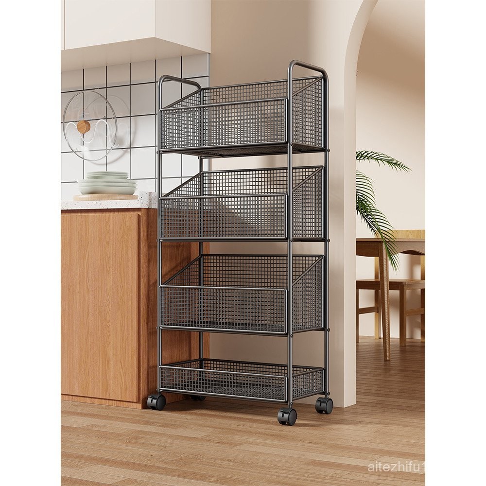 Vegetable Storage Rack Kitchen Multi-Functional Floor Multi-Layer Fruit ...