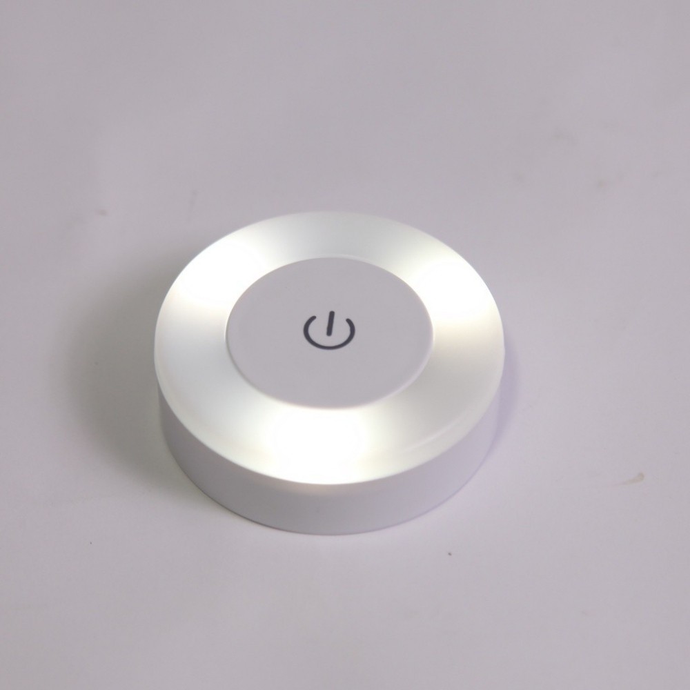 Warm White Yellow Light Wireless Bedside Lamp / LED Touch Sensor Night ...