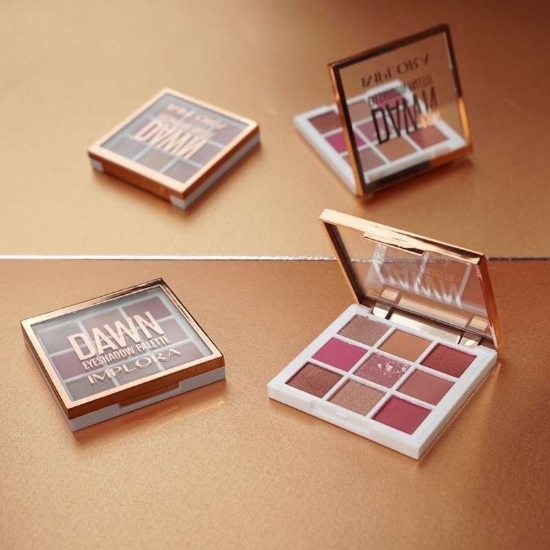 IMPLORA Eyeshadow Palette Dawn / Merah Jingga Official - Gambar 3