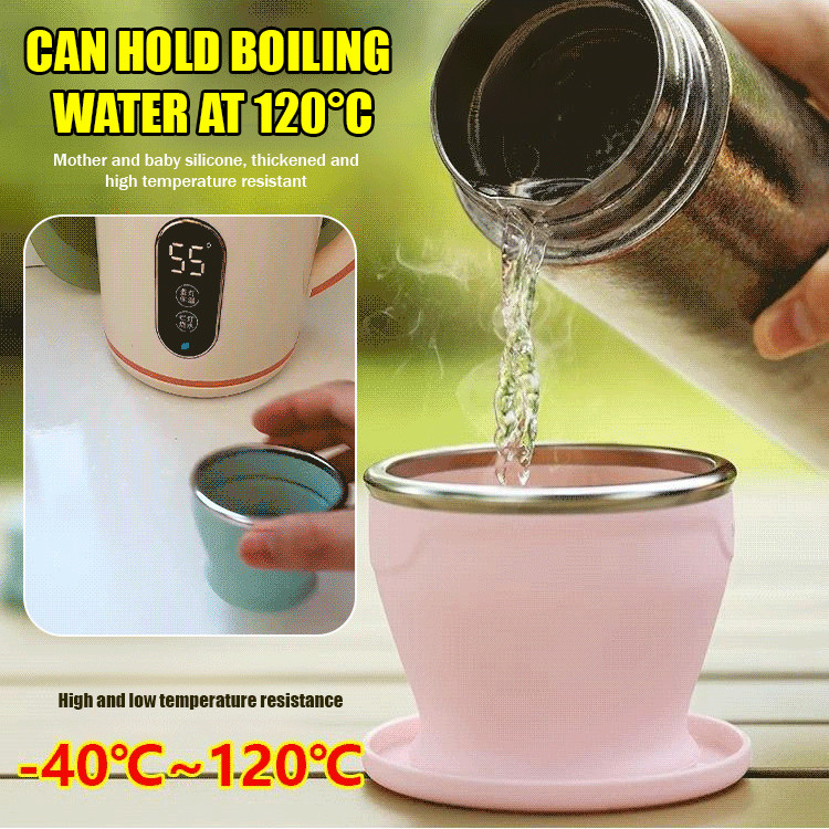 🚚Ready stock🚚Foldable Portable Telescopic Pocket Cup/Foldable Cup With ...