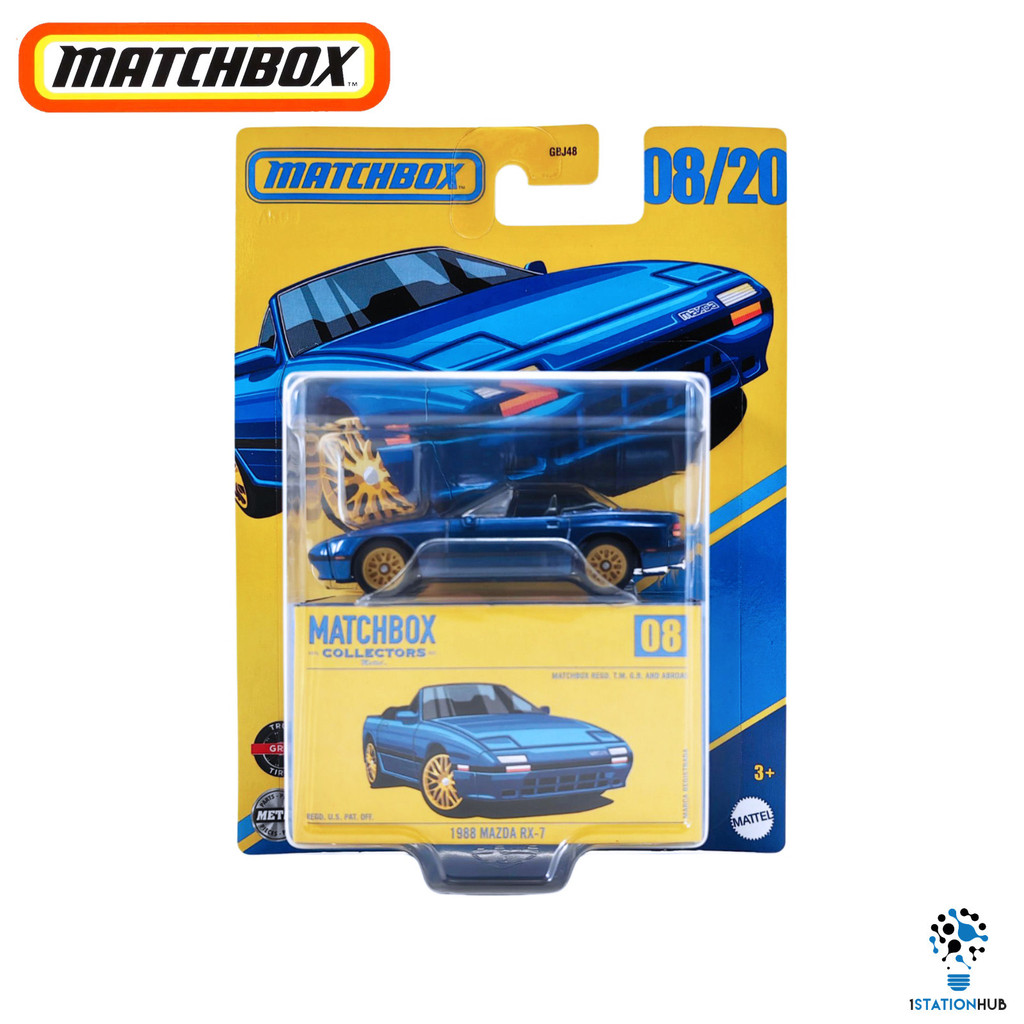 Matchbox Collectors 1988 Mazda RX-7 Car Cars Collector Kids Toy Vehicle ...