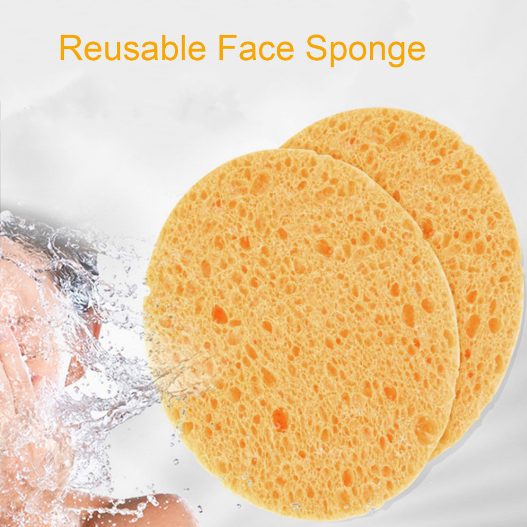 Reusable Face Sponge Use Face Sponge 10pcs Reusable Round Face Sponge ...