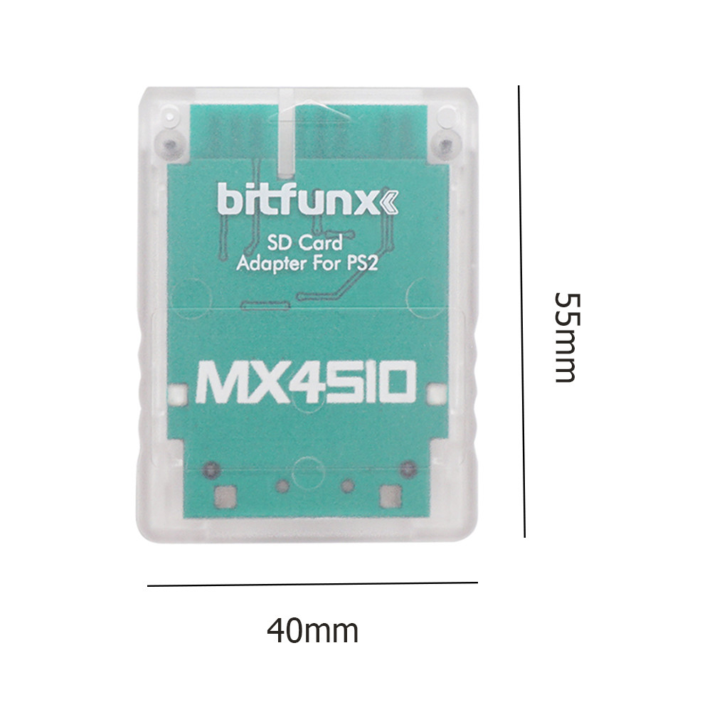 Transparent Portable Card Reader for PS2 MX4SIO SIO2SD Memory Card ...