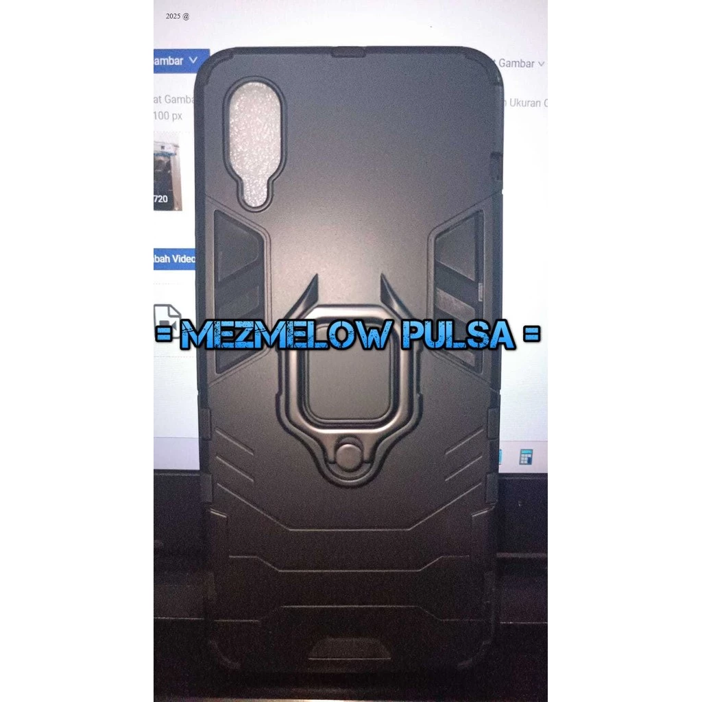 Hard Case Ring Magnet Stand Case Armor Case Hardcase SAMSUNG A02 BIASA / SAMSUNG M02 - Gambar 2