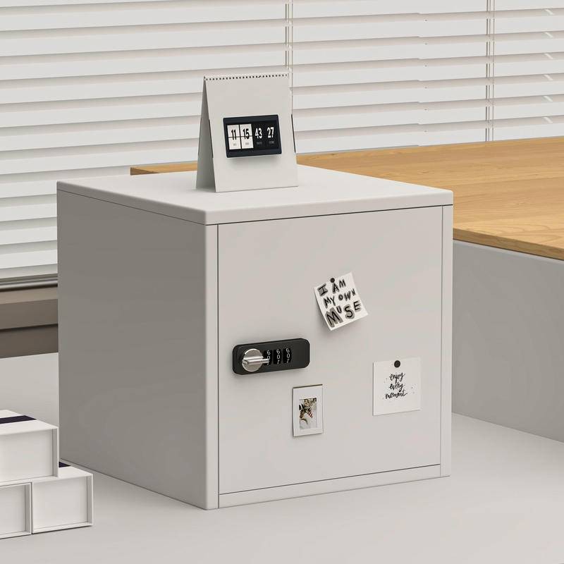 Free birthday gift installation Student dormitory small code box Iron ...