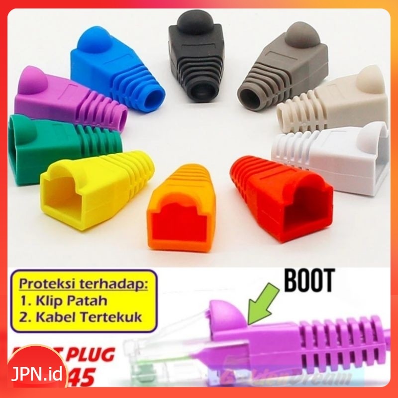 RJ45 Rubber Boot Plug with LAN Cable Cover - JPN | Shopee Singapore
