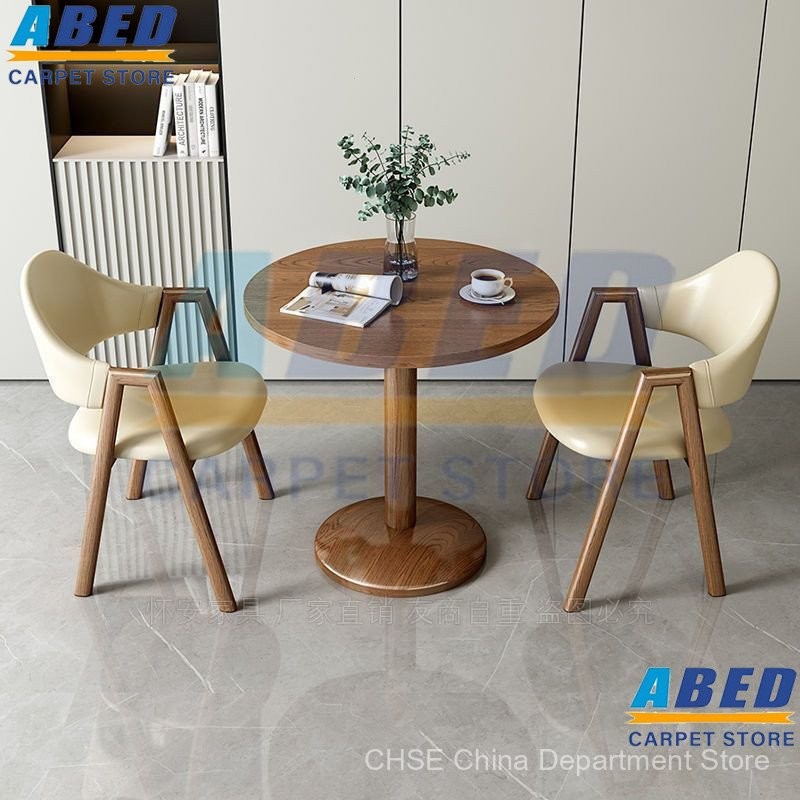 Nordic Style Negotiation Table And Chair Combination Coffee Table ...