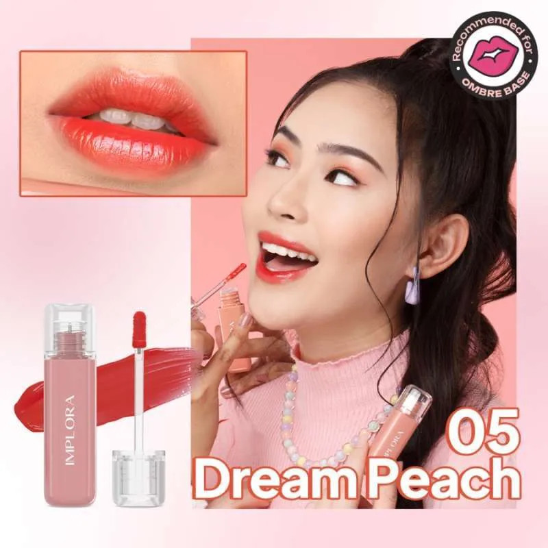 Implora Jelly Tint - LipTint / Merah Jingga Official - Gambar 4