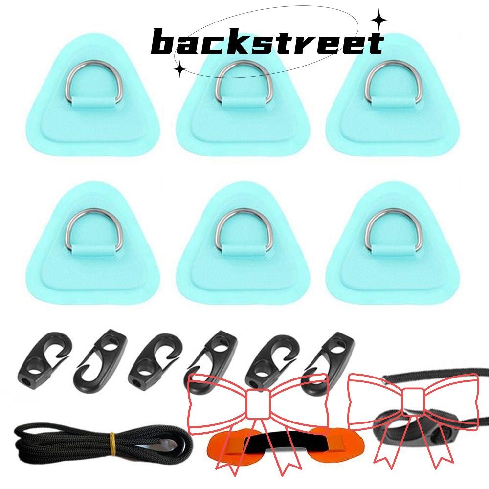 BACKSTREET Triangle D Ring Pad/Patch, Raft Dinghy PVC Pad Inflatable ...
