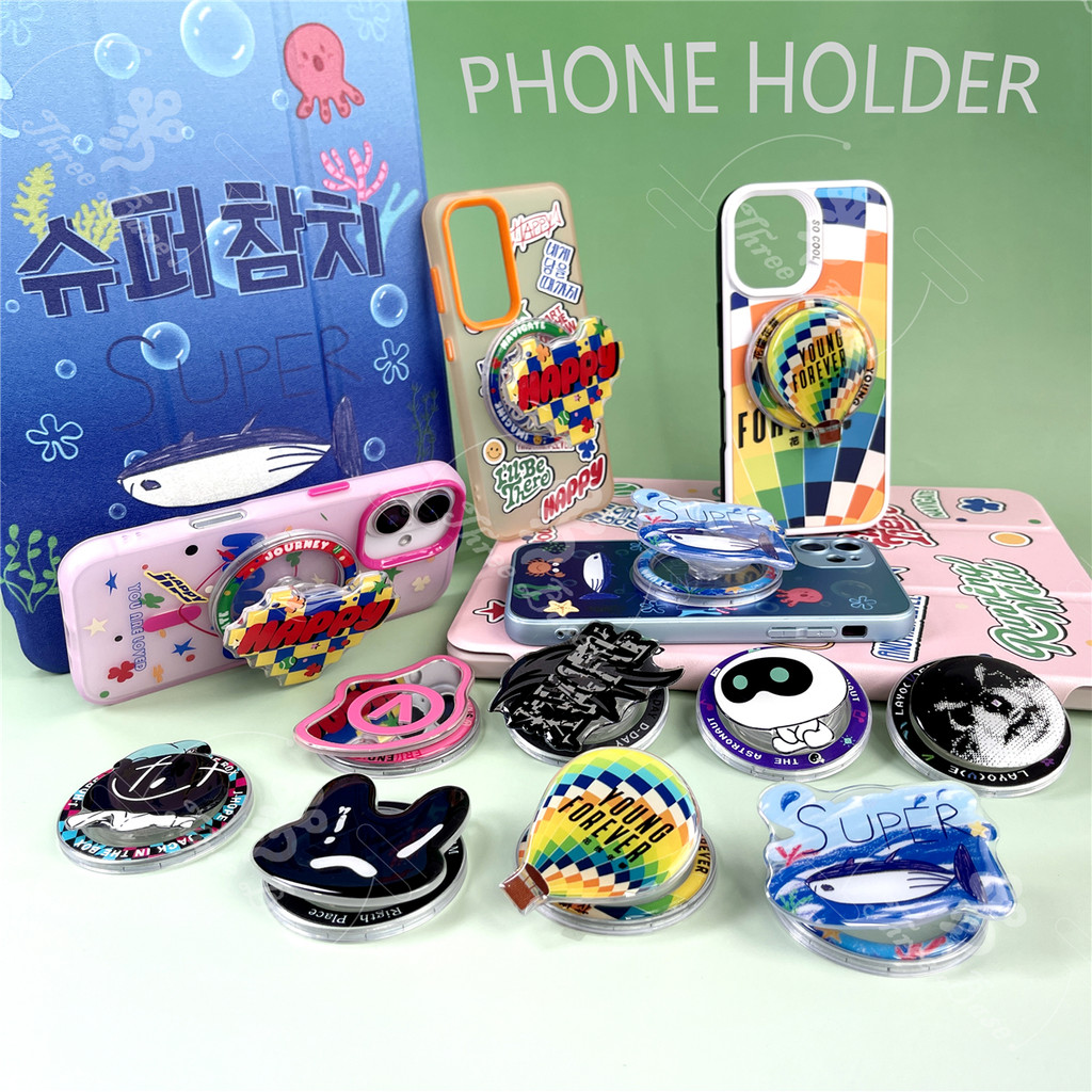Cell Phone Grip Pocket Socket For Phone BTBOYS Magnetic Folding