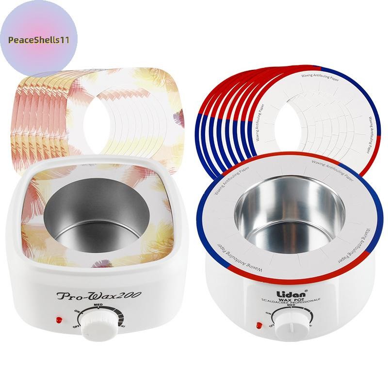 PeaceShells 5 Sheet Anti Fouling Paper Ring For Hair Removal Wax 