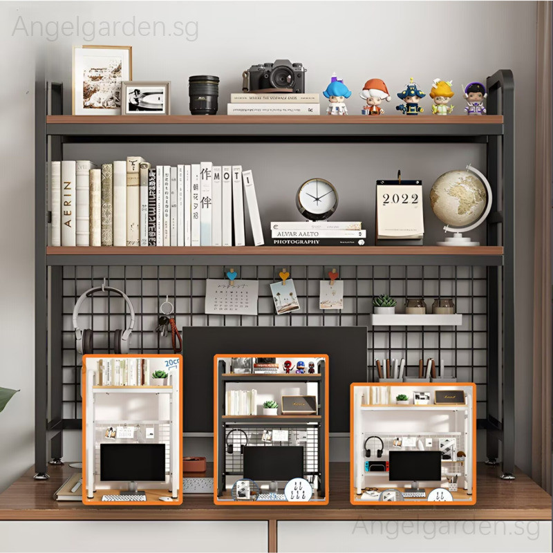 ANGN Bookshelf Storage Rack Desktop Rack Multi-layer Shelf Multipurpose ...