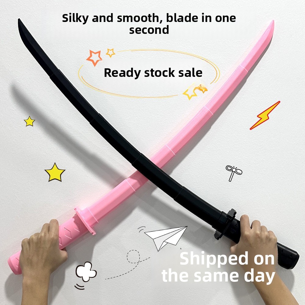 Expandable Katana Sword 3D Printed Gravity Expandable Sword Toy Gravity ...