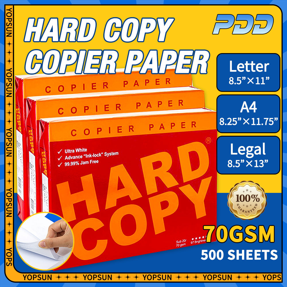 70gsm/80gsm/100gsm Hard Copy Bond Paper Short / A4 / Long High Quality ...