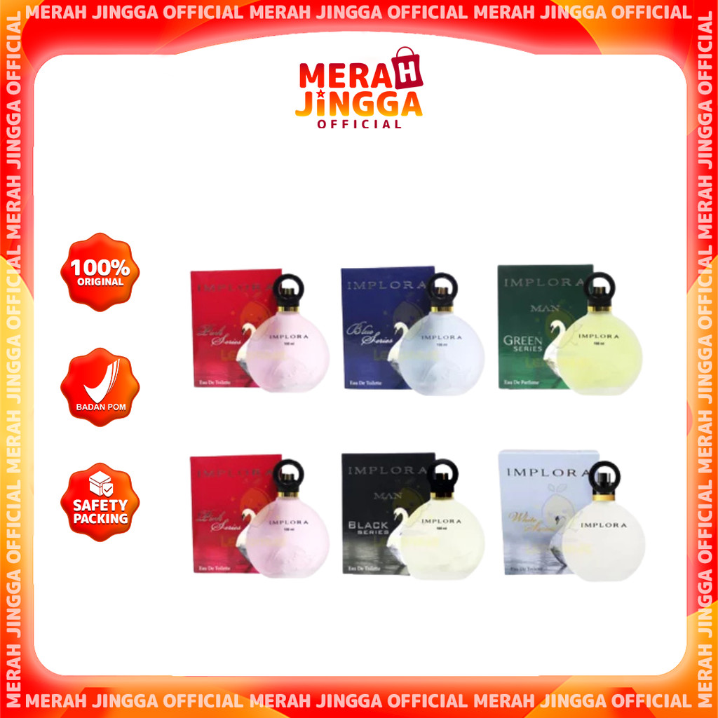 IMPLORA Parfum - Eau De Toilette - 100ml - Parfume / Merah Jingga Official