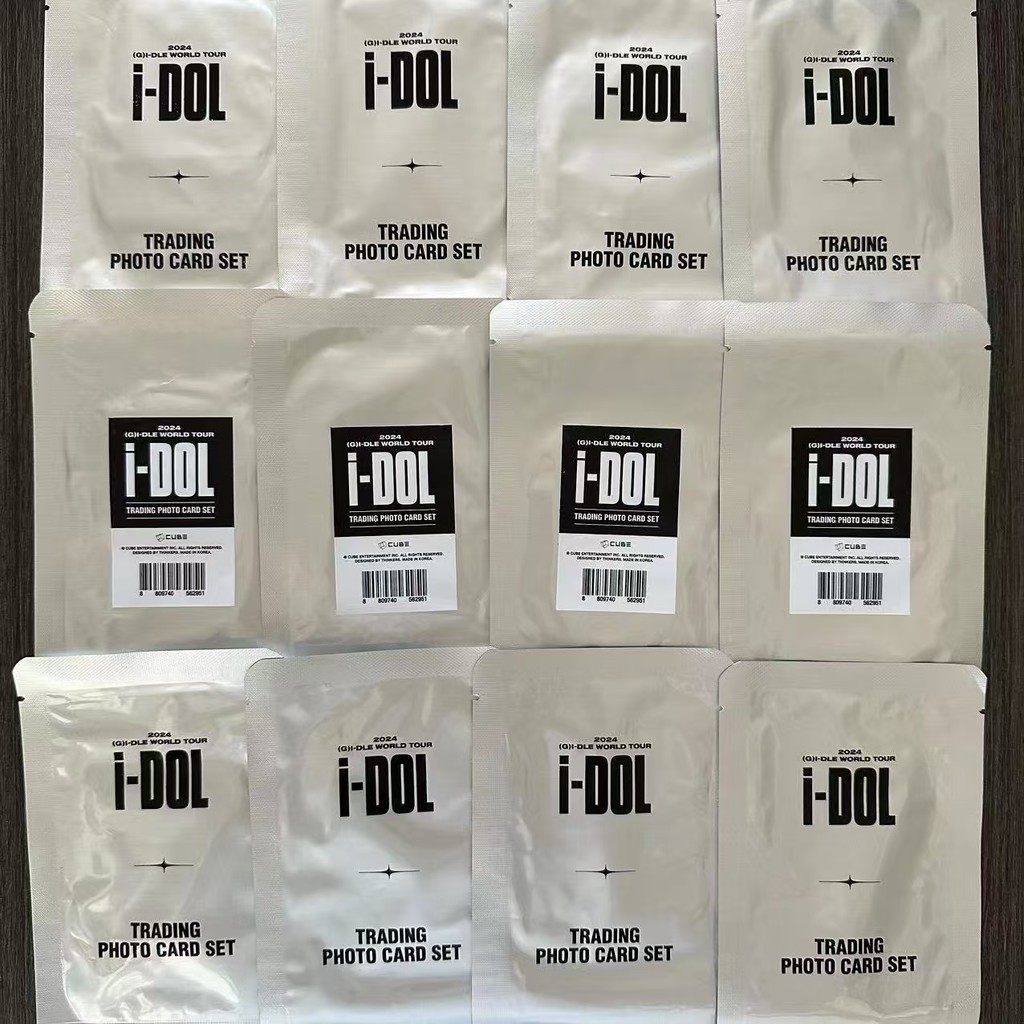 1pack 2024 (G)I-DLE World Tour I-dol Trading Photo Card Set Gidle