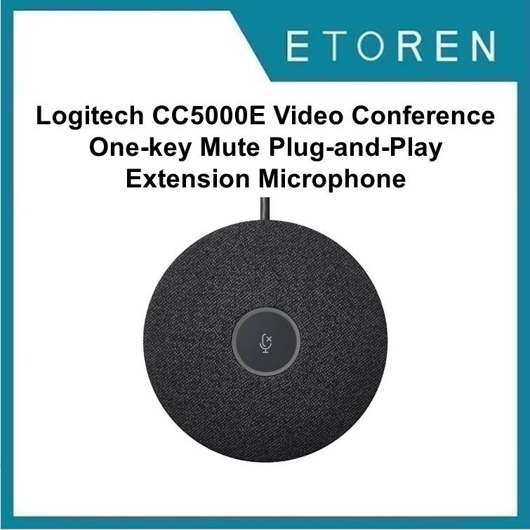 Logitech CC5000E Video Conference One-key Mute Plug-and-Play Extension ...