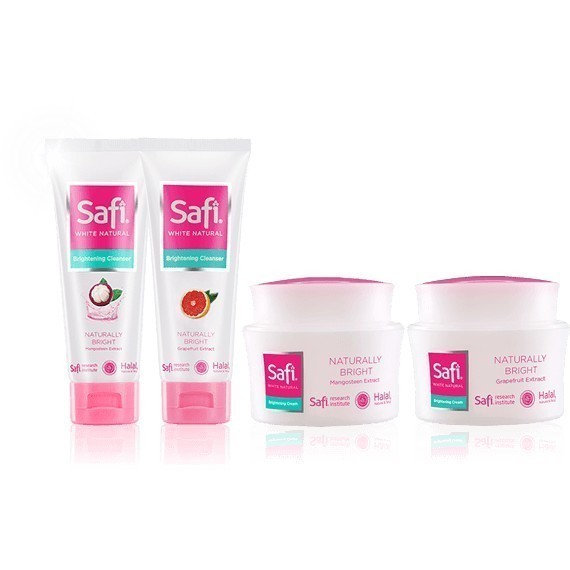 SAFI White Natural Brightening Cleanser Mangosteen Extract 100 gr / Merah Jingga Official - Gambar 4