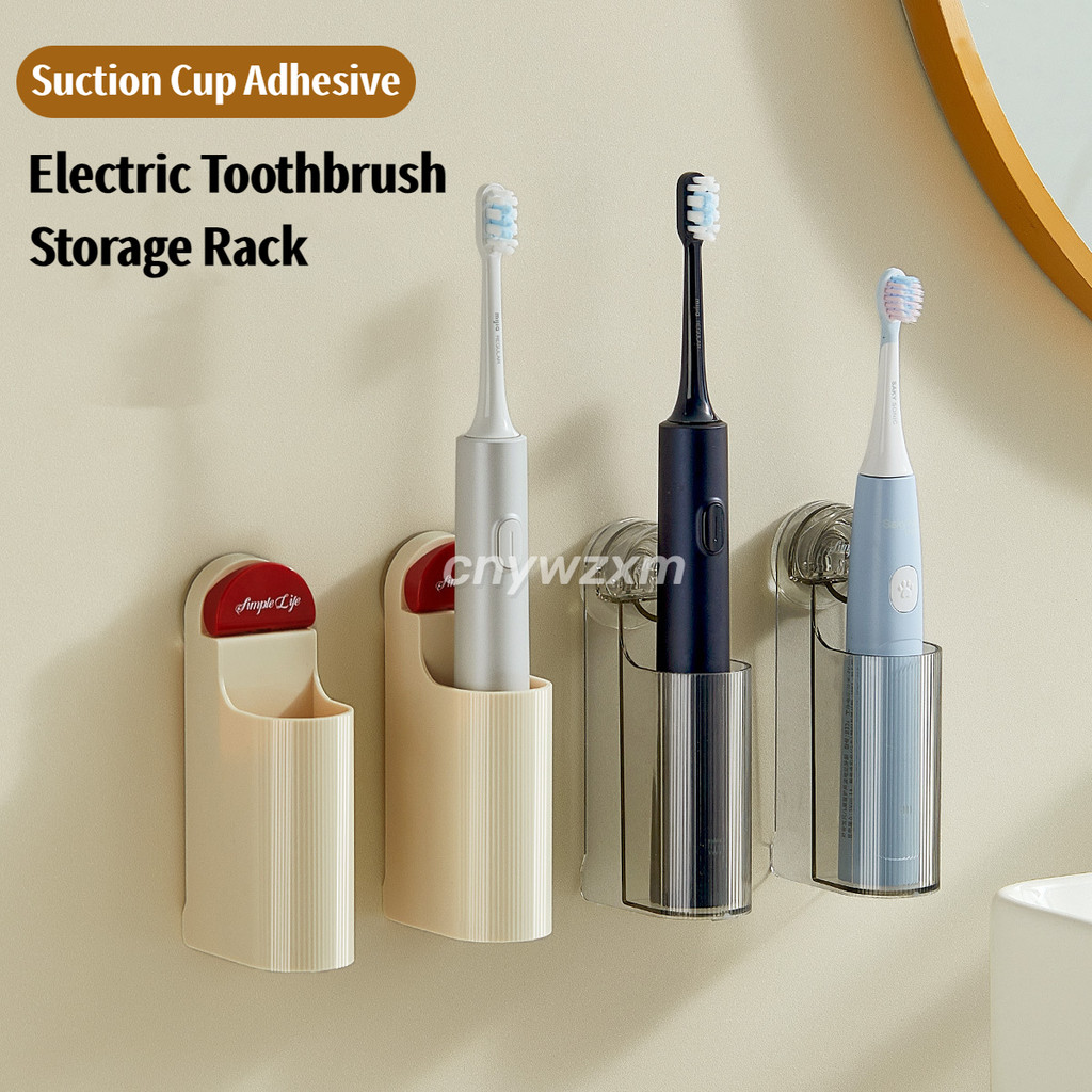 thumbnail image 2 of TIKA Wall-Mounted Toothbrush Holder & Cup Set | Punch-Free Bathroom Organizer With Toothpaste Dispenser 2 of 6