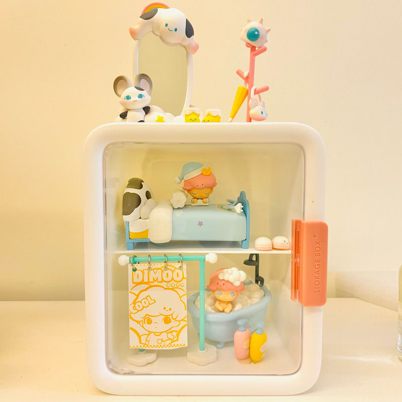 Pop Mart House Series Display Box dimoo Cabin Blind Box Storage Hand ...