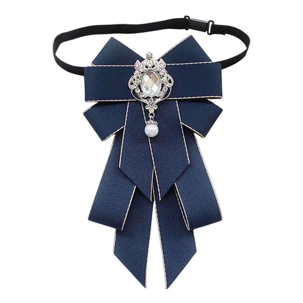 ZAIJIEE Bowknot Brooches, Back Adjustment Strap Neck Decoration