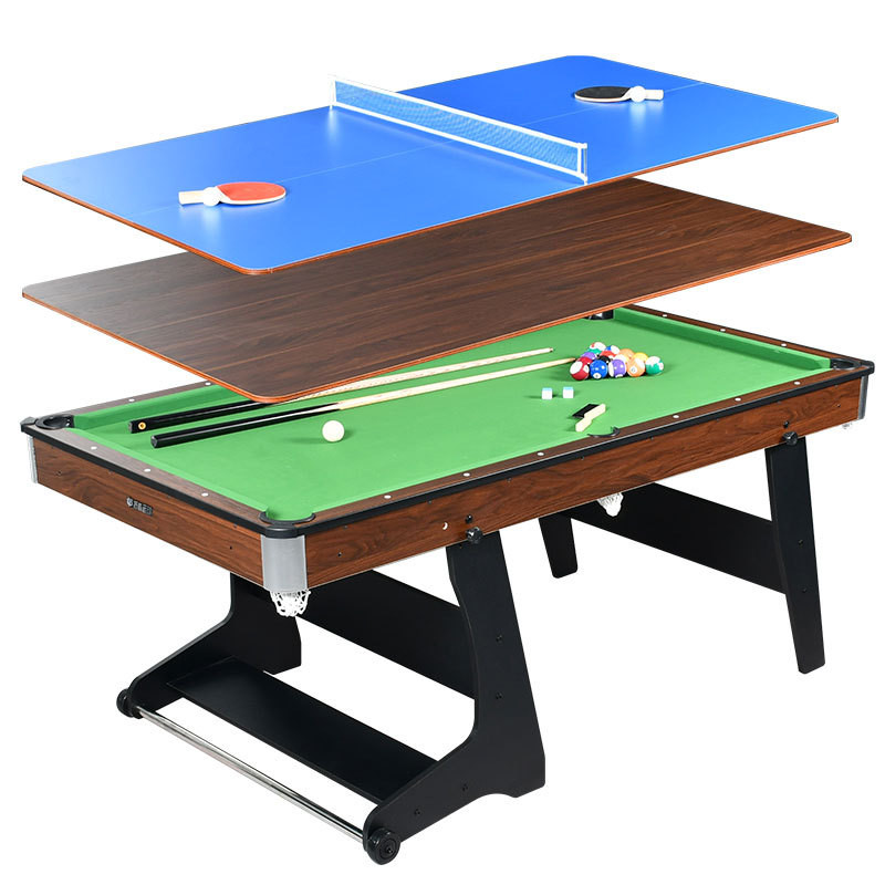 NEW 6FT Pool Table/3-in-1 Folding Billiard Table Indoor Adult Children ...