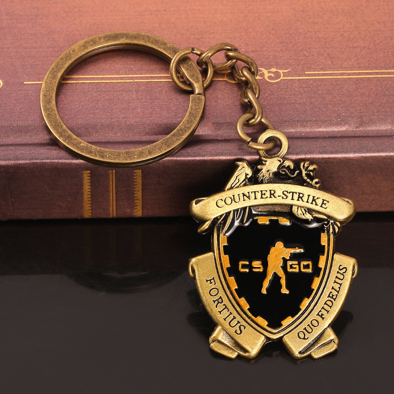 M Merchandise CSGO Anti-Terrorist Elite Keychain Logo Retro Shield Boy ...