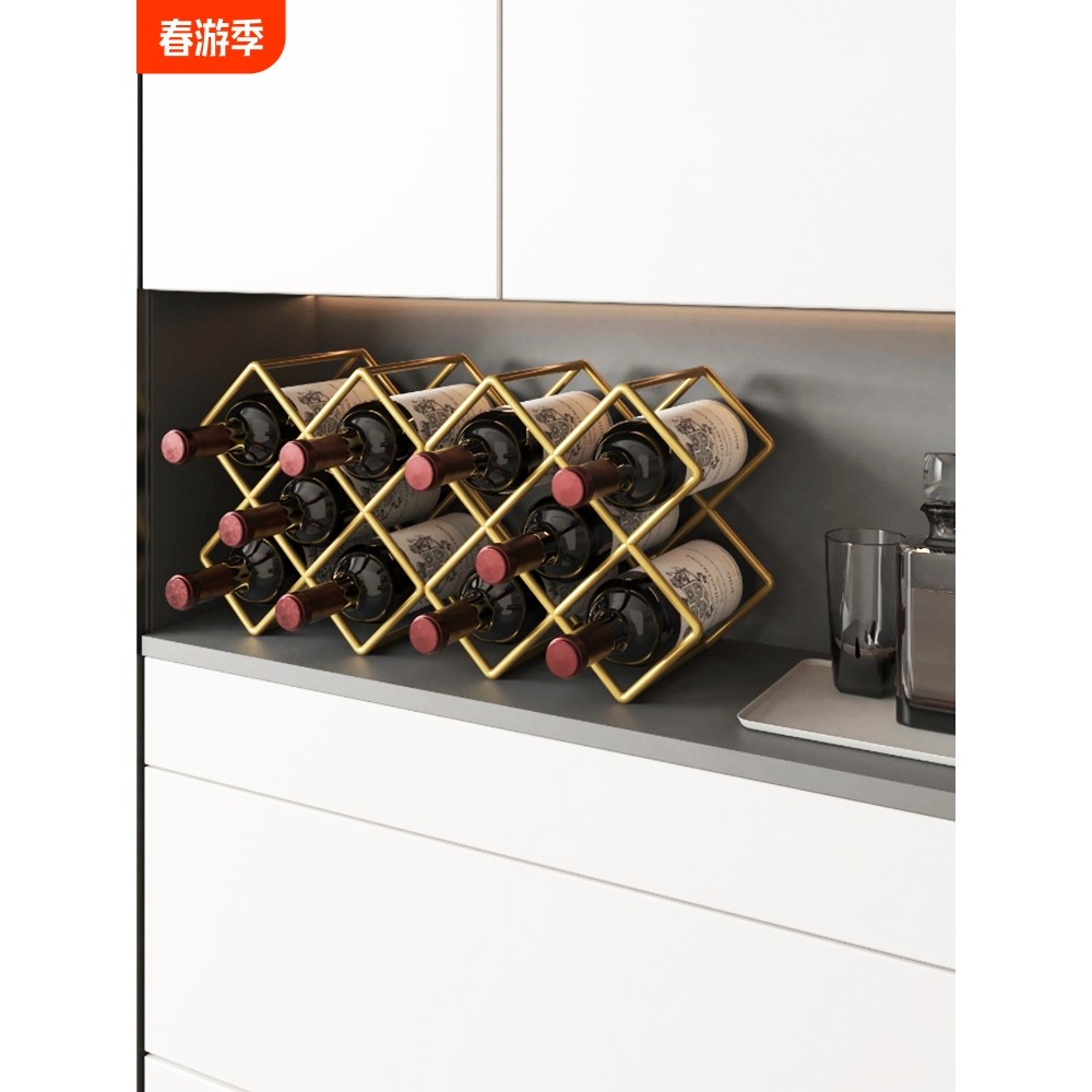 [48H Shipping] Wine Rack Home Use Wine Holder Display Rack Wine Cabinet ...