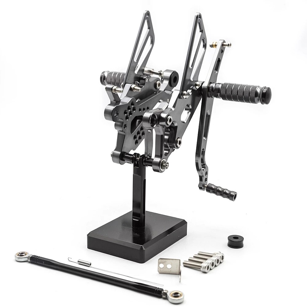 For YAMAHA R6 R6S 2006-2023 CNC Adjustable Rear Set Rearsets Footrest ...
