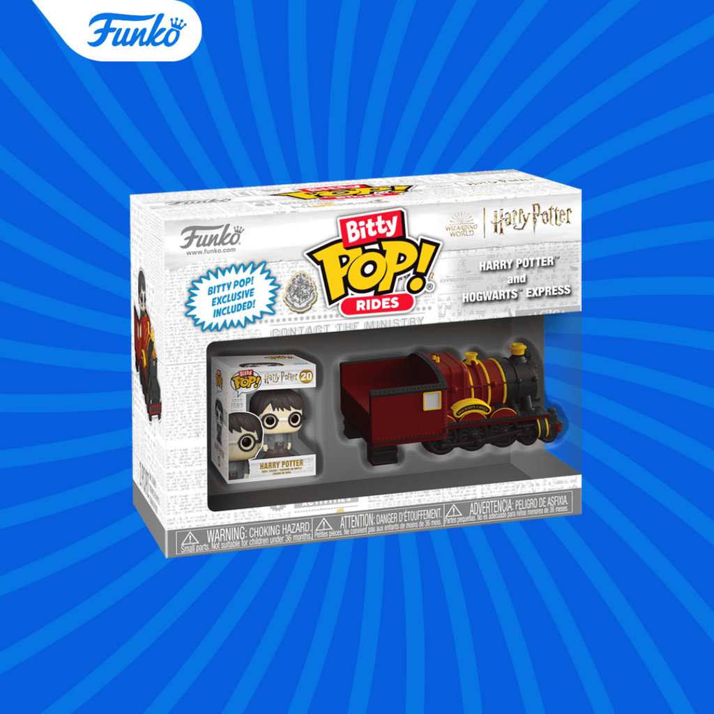 Funko Bitty Pop! Ride Harry Potter Con El Hogwarts Express, Minifigura De Vinilo De 2,3 Cm Con Base Acrílica, Coleccionable Exclusivo