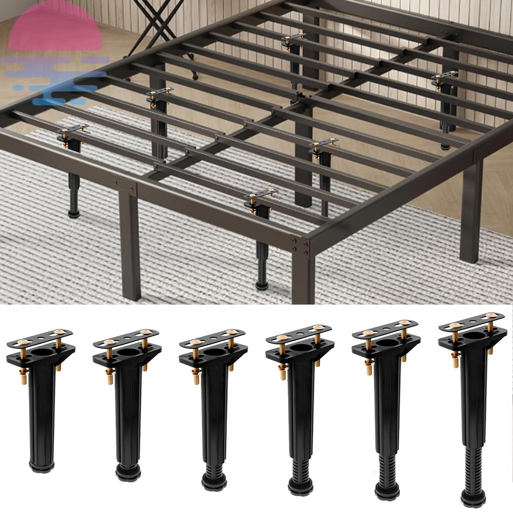 6Pcs Bed Frame Support Leg Plastic Frame Center Slats Support Leg ...