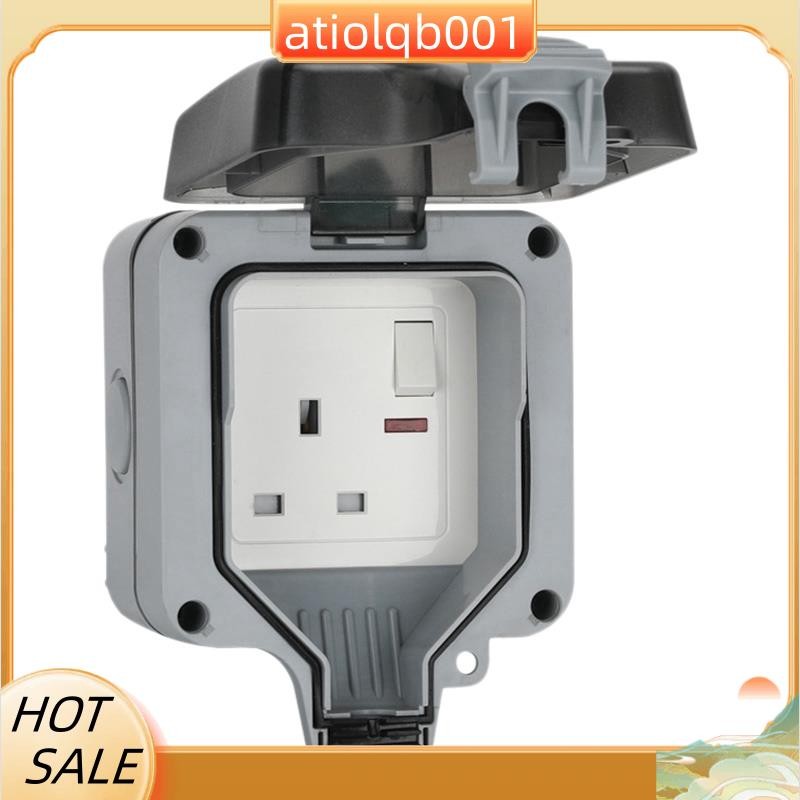 IP66 13A Rainproof Charging Socket Outdoor Socket Waterproof Box with ...