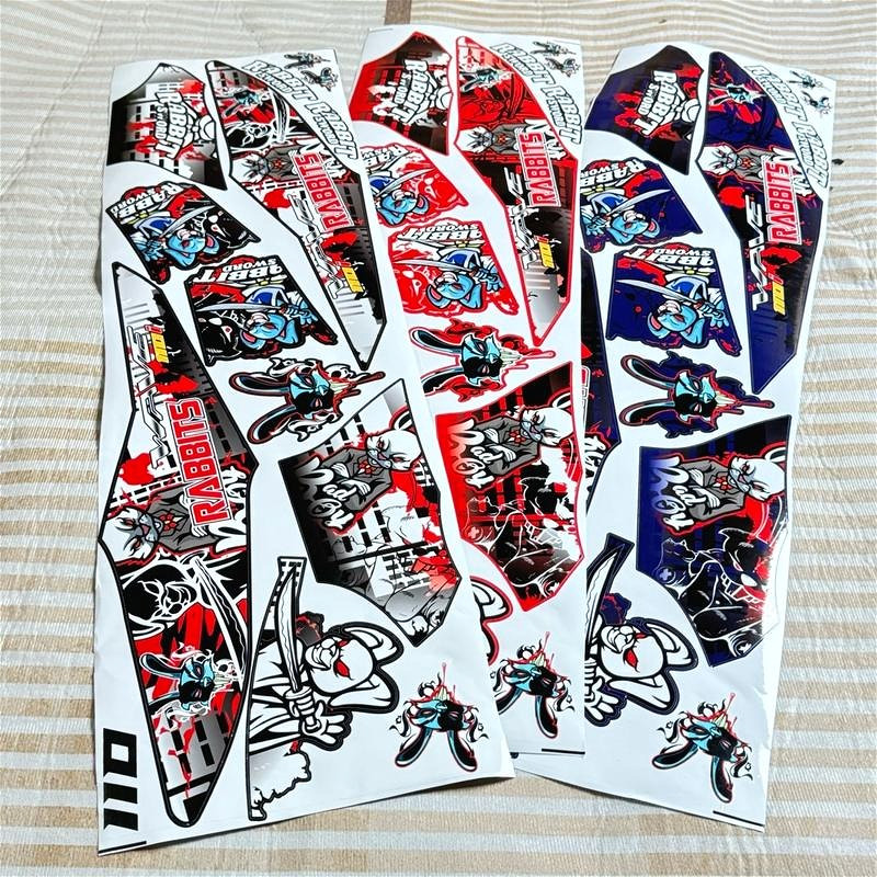 Wave Car Stickers - Rabbits Removable Stickers Wave 50/100/110 All ...